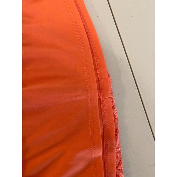 Studio One New York Orange Lace Dress Size 8 - Picture 6 of 11